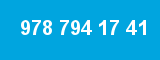 978 794 17 41 978 794 17 41